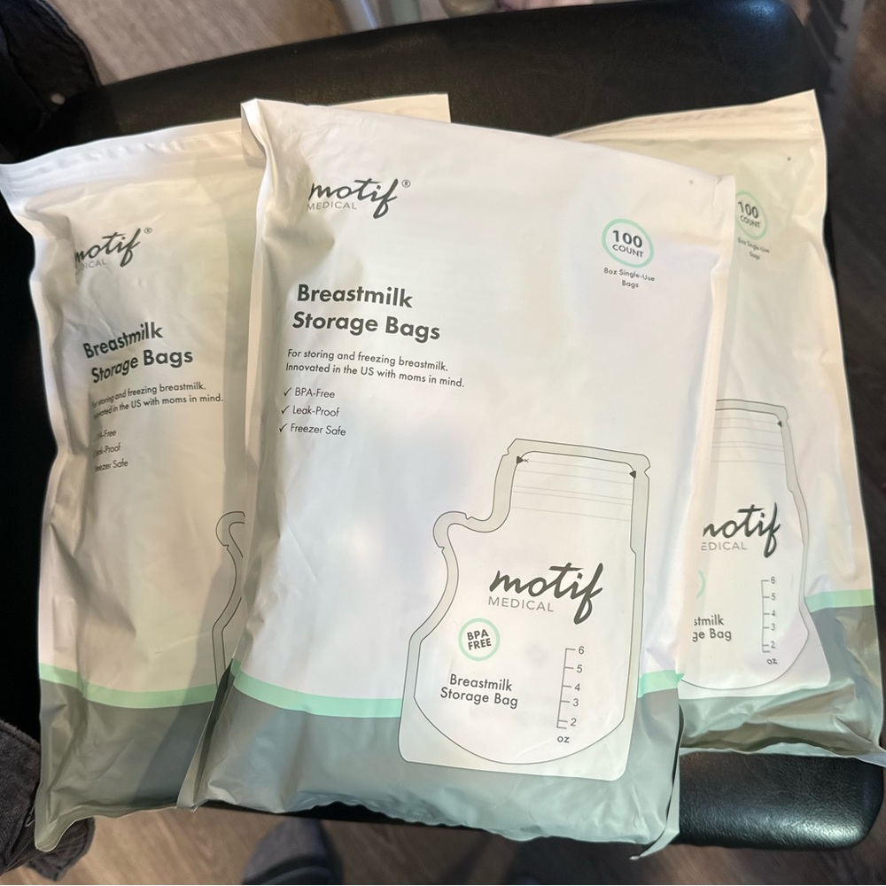 Breast Milk Storage Bags, 100 Count